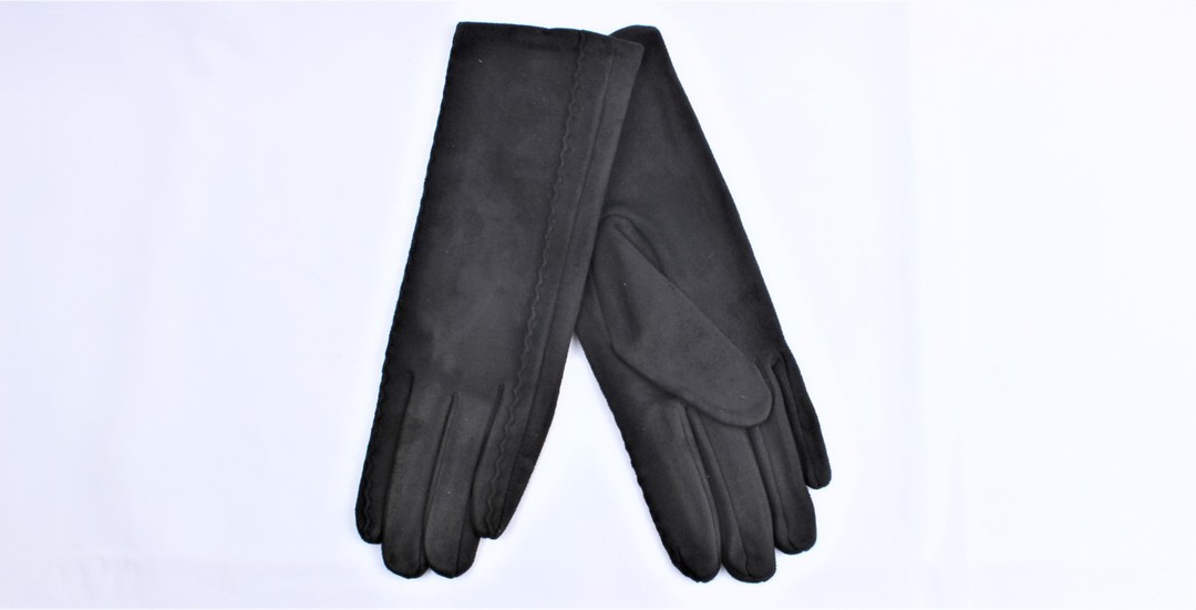 Shackelford faux suede glove black Style; S/LK4964BLK image 0